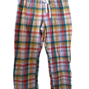 Old Navy Multicolor Plaid Pajama Pants Size Small Cozy Core Warm Soft Loungewear